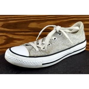 Converse All Star Size 5.5 M Gray Lace Up‎ Low Top Fabric Women Shoe 549700F